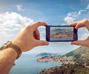 Dubrovnik panorama selfie